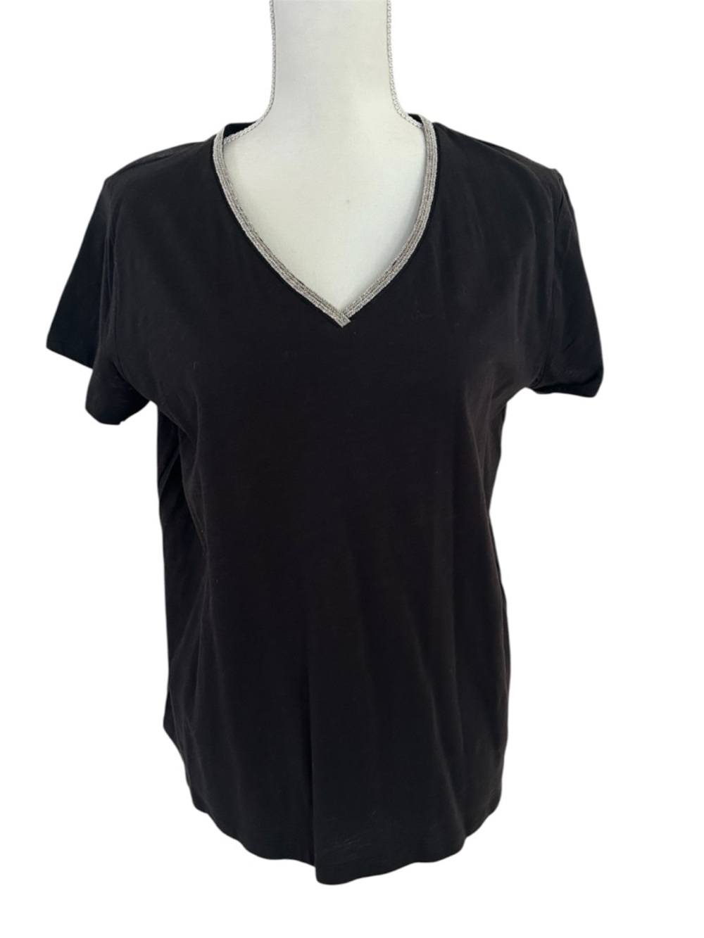 DKNY 100% Cotton Embellished T-Shirt